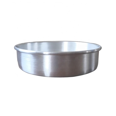6 * 3 inch aluminium ronde vaste bodem springvorm cake pan