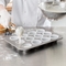 RK Bakeware China Foodservice NSF 9'30 Cup 1.1 Oz. Gelaste gealuminiseerde stalen mini muffinbak