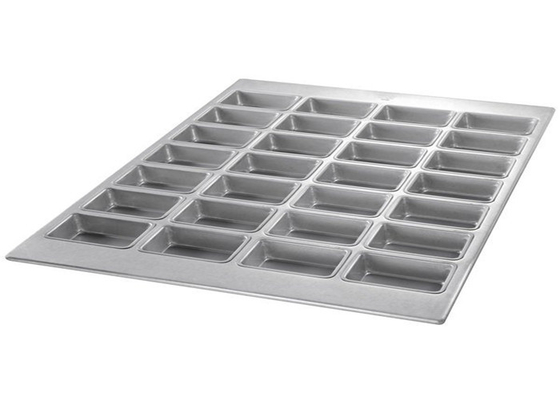 RK Bakeware China Foodservice NSF 28 Compartment Gelast Aluminiumstaal Mini Loaf Pan Baking Tray