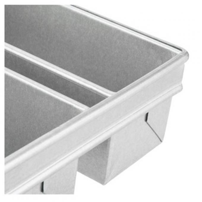 Rk Bakeware Manufacturer China-Nonstick 4 Strips Rye Bread Pan Form 1