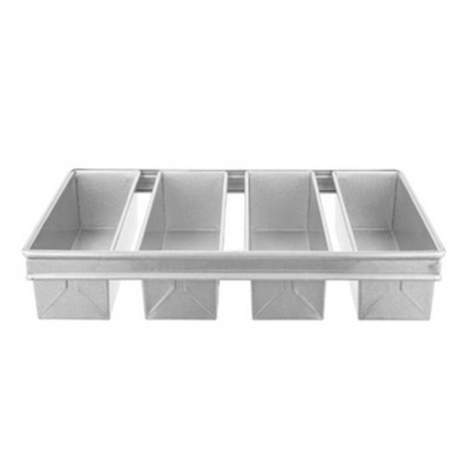Rk Bakeware Manufacturer China-Nonstick 4 Strips Rye Bread Pan Form 2