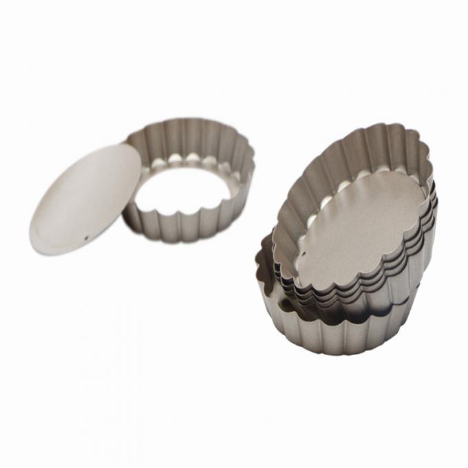 Rk Bakeware China-Hard Coat Fluted Round Aluminium Pizza Form Pan 1