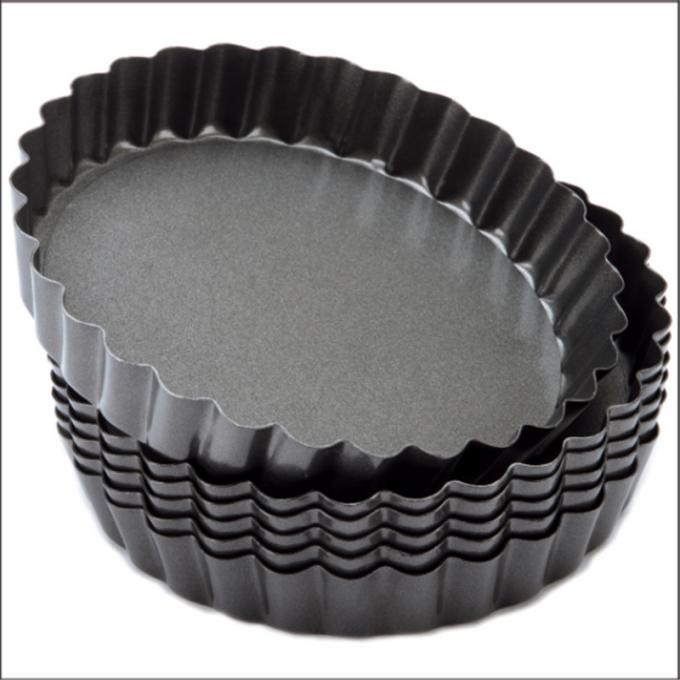 Rk Bakeware China-Hard Coat Fluted Round Aluminium Pizza Form Pan 2