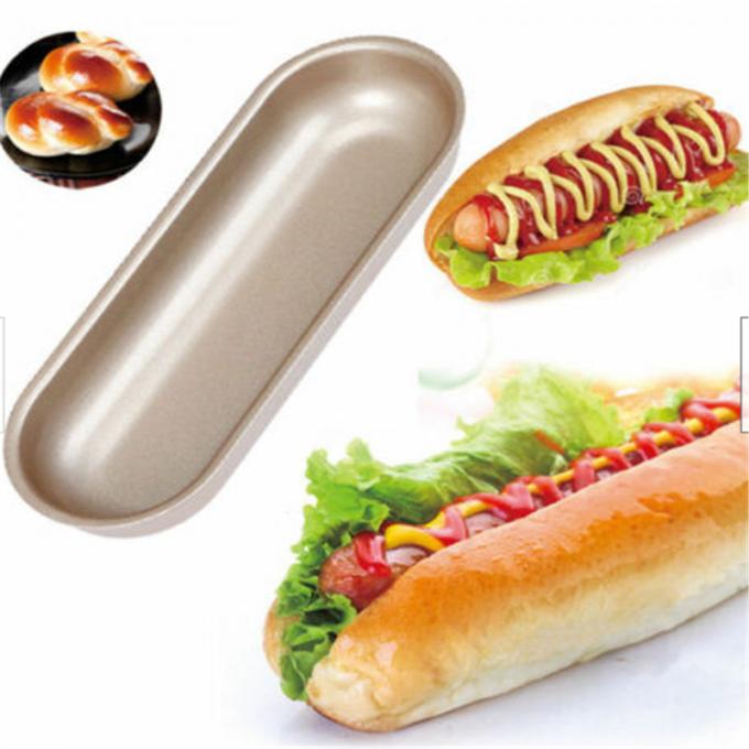 RK Bakeware China Foodservice NSF 600X400 en Full Size Nonstick Hot Dog Bun Tray 1