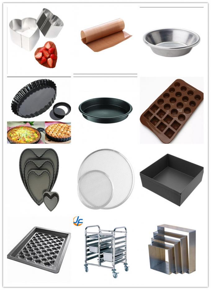 RK Bakeware China Foodservice NSF Siicone Glazuur 800*600mm 8 Fluitjes Kanaal Aluminium Franse Baguette Baking Tray 6