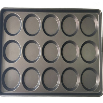 RK Bakeware China Foodservice NSF Glaze Nonstick 4,5 inch en 5 inch Hamburger Bun Baking Tray