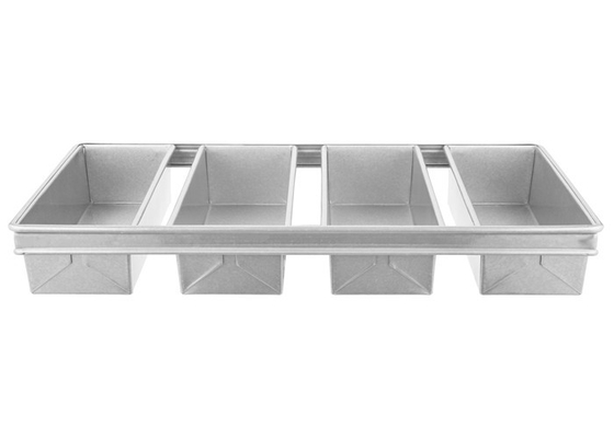 RK Bakeware China-Chicago Metallic 4 Strap Glazed Aluminized Pullman broodpan Brood broodpan 13 &quot;x 4&quot; x 4&quot;