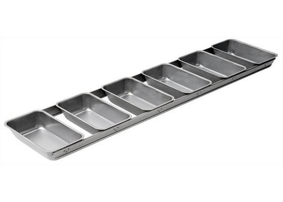 RK Bakeware China Foodservice NSF 6 Strap Glazuur Aluminium Brood Pan Aluminisated Steel Brood Pan