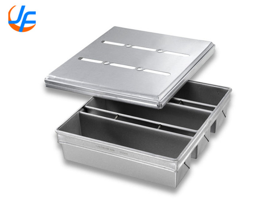 RK Bakeware China Foodservice NSF Commerciële aluminium broodpannen / speciale riem Pullman broodpannen