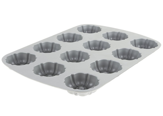 RK Bakeware China Foodservice NSF 12 Compartment Bundtlette Aluminium Muffin Cake Pan Commerciële kwaliteit