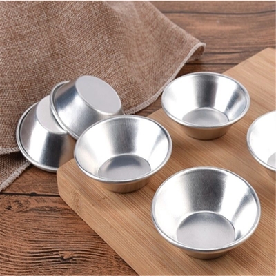 7cm Aluminium legering Ei Tart Portugees Vorm Kleine Tart Pan Bakvorm