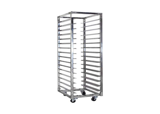 RK Bakeware China Foodservice NSF 15 Tiers Revent Oven Double Rack Roestvrij staal Baking Trolley