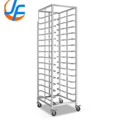 RK Bakeware China-Aluminium Full Size Bun Sheet Pan Rack 10 Rack Restaurant Bakkerij Koffer tier