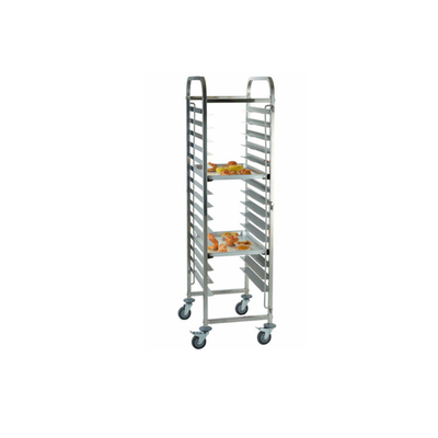 RK Bakeware China- Aluminium Commerciële Baking Tray Trolley / 32 Trays Roestvrij staal Baking Trolley Rack