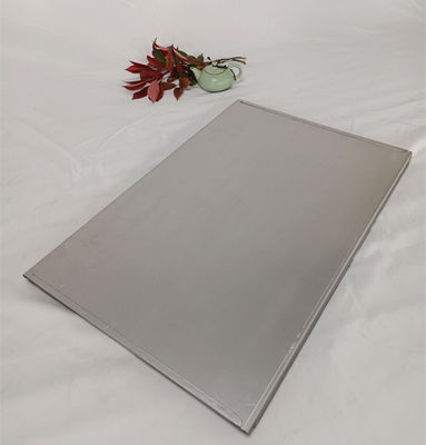 U Vorm Vlak 1.5mm 600x400x20mm Gealuminiseerd Staal Bakeware
