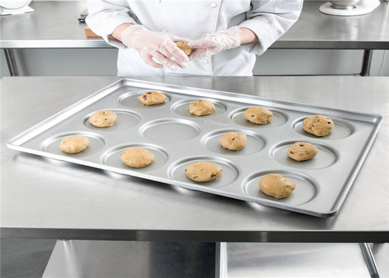 RK Bakeware China Foodservice NSF Custom Wholesale Bakery Commerciële Hamburger Bun Tray / Muffin Top / Cookie Pan