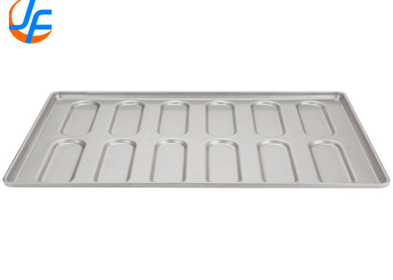 RK Bakeware China Foodservice NSF 15 Vormen Custom Glaze Hoagie Hot Dog Bun Pan