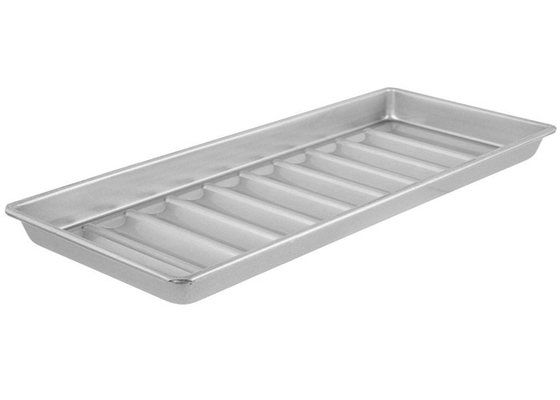 RK Bakeware China Foodservice NSF 22100 Custom Engeland Glazuur Aluminium Steel Hot Dog Bun Pan