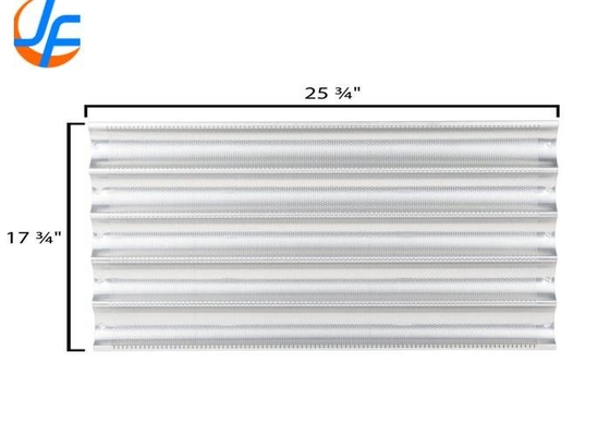 RK Bakeware China Foodservice NSF 16 Gague Aluminium Brood Pannen Uni Lock Aluminisated Steel Baguette / Franse broodpan