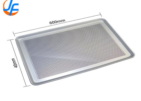 RK Bakeware China Foodservice Chicago Metallic StayFlat Aluminium Perforated Baking Tray / Bagel Screens