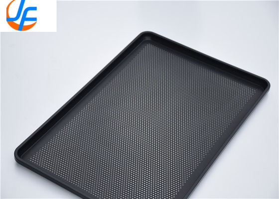 RK Bakeware China Foodservice Chicago Metallic StayFlat Aluminium Perforated Baking Tray / Bagel Screens
