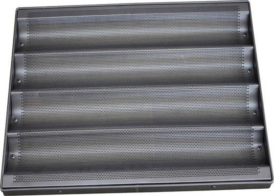 RK Bakeware China Glazed Aluminium Baguette Baking Tray / Hot Dog Pan / Muffin Trays