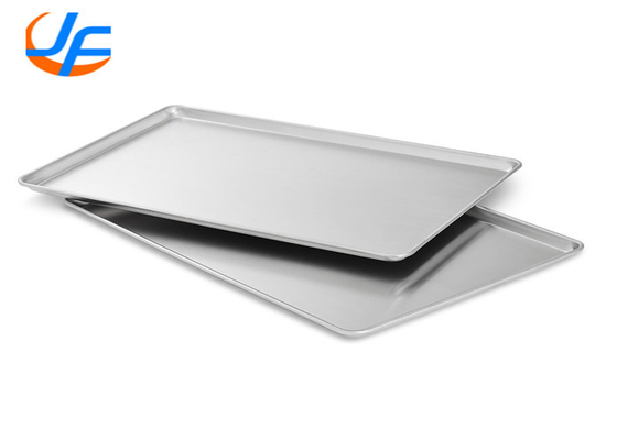 RK Bakeware China Commerciële Aluminium Bakplaat Koekje Plaat Jelly Roll Pan Full Size Half Size Quarter Sheet Pan