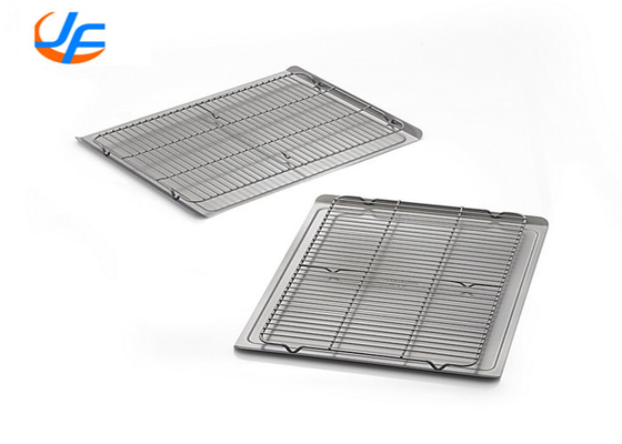 RK Bakeware China Full Size 18X26 Inch Commerciële Aluminium Cookie Plaat Baking Tray