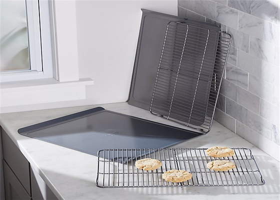 RK Bakeware China Full Size 18X26 Inch Commerciële Aluminium Cookie Plaat Baking Tray