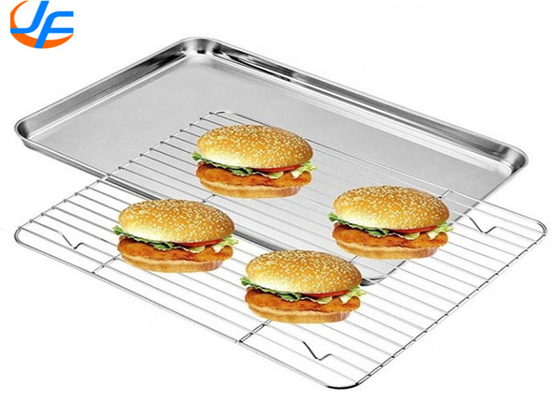 RK Bakeware China Aluminium Koekje Plaat Pan En roestvrij staal koelrek Set