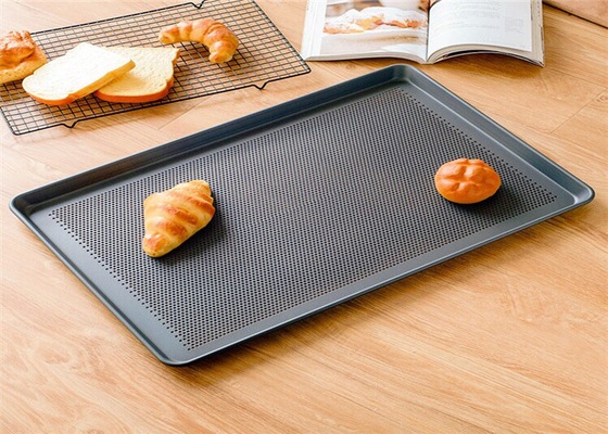 RK Bakeware China Peforated Aluminium Baking Tray / Flat Perforated Baking Tray Bread Sheet Pan