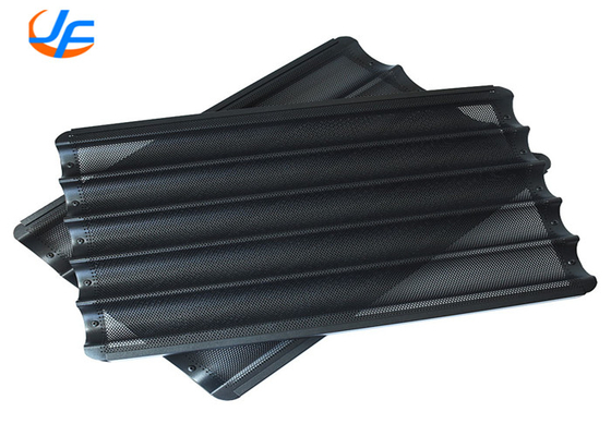 RK Bakeware China Foodservice Commerciële Aluminium Bakplaat Baguette Bakplaat / Franse Broodplaat