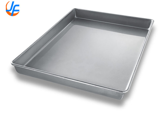 RK Bakeware China Foodservice Chicago Metalen siliconen glazuur Ronde hoek Cake/Cheese Cake Baking Tray Nonstick