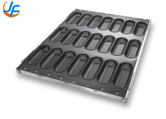 RK Bakeware China Foodservice 49015 Chicago Metalen geglazuurde gealuminiseerde staal Full Size Sub Sandwich Bun Baking Tray
