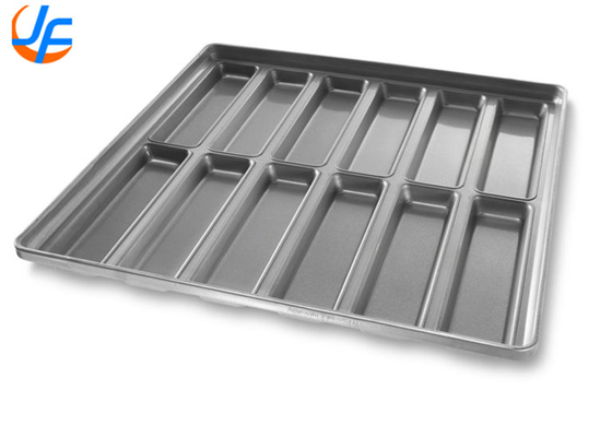 RK Bakeware China Foodservice 22100 Gelaste New England Aluminium Steel Hot Dog Bun Pan Tray