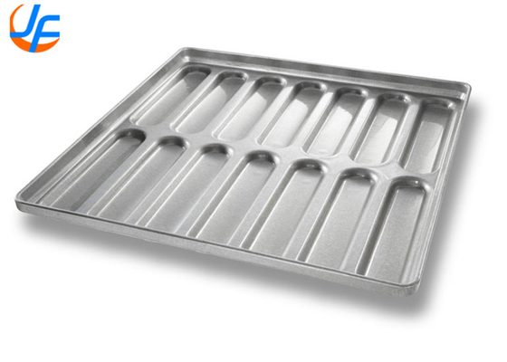 RK Bakeware China Foodservice 22100 Gelaste New England Aluminium Steel Hot Dog Bun Pan Tray