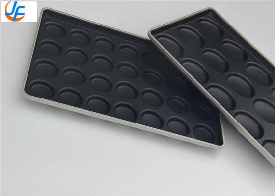 RK Bakeware China Foodservice15 Holte Aluminiumiseerde Hamburger Bun Baking Tray Gelaste Telfon