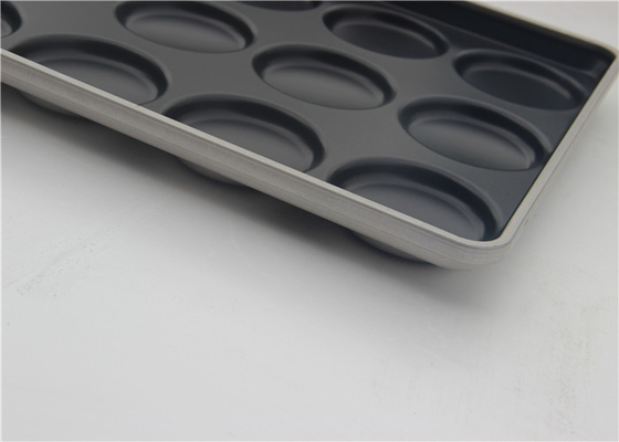 RK Bakeware China Foodservice15 Holte Aluminiumiseerde Hamburger Bun Baking Tray Gelaste Telfon