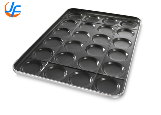 RK Bakeware China Foodservice15 Holte Aluminiumiseerde Hamburger Bun Baking Tray Gelaste Telfon