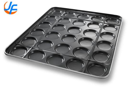 RK Bakeware China Foodservice15 Holte Aluminiumiseerde Hamburger Bun Baking Tray Gelaste Telfon