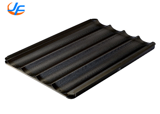 RK Bakeware China Foodservice NSF Australië Mackies 5 fluitjes Nonstick Glazed Aluminium Baguette Baking Tray