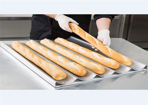 RK Bakeware China Foodservice NSF Australië Mackies 5 fluitjes Nonstick Glazed Aluminium Baguette Baking Tray