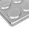 RK Bakeware China Foodservice 15 Mould Aluminisated Steel Hamburger Bun Tray / Muffin Top / Cookie Baking Pan