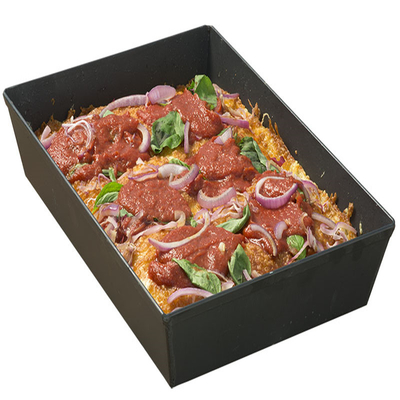 RK Bakeware China Foodservice Hard Coat Aluminium Detroit Pizza Pans