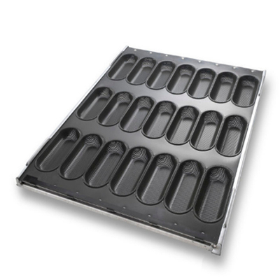RK Bakeware China Foodservice NSF Durashield Coating 5-kanaals stapelbare Tablock stokbroodbak