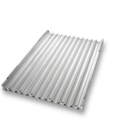 RK Bakeware China Foodservice NSF Siicone Glazuur 800*600mm 8 Fluitjes Kanaal Aluminium Franse Baguette Baking Tray