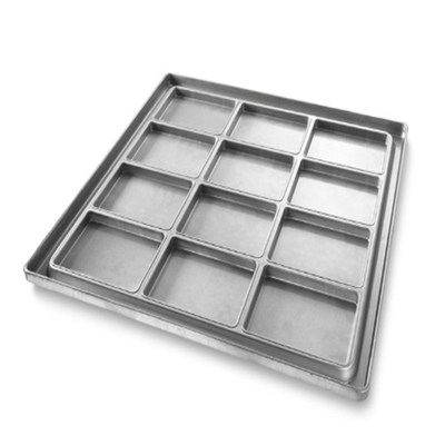 RK Bakeware China Foodservice NSF Glaze Nonstick Vierkant Aluminium Pizza Bakpan