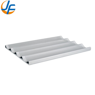 Rk Bakeware China Aluminium 5 Loaf Baguette Tray / Franse broodpan