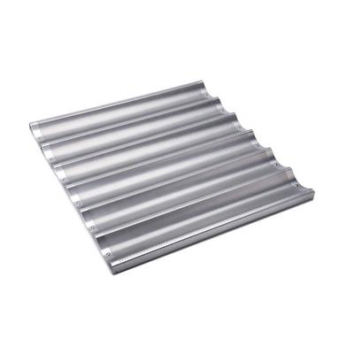 Rk Bakeware China Aluminium 5 Loaf Baguette Tray / Franse broodpan