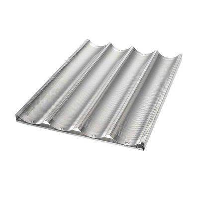 Rk Bakeware China Aluminium 5 Loaf Baguette Tray / Franse broodpan